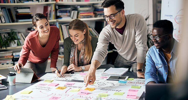 Multikulturelles Business Meeting